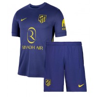 Atletico Madrid Pablo Barrios #8 Vonkajší Detský futbalový dres 2025-26 Krátky Rukáv (+ trenírky)